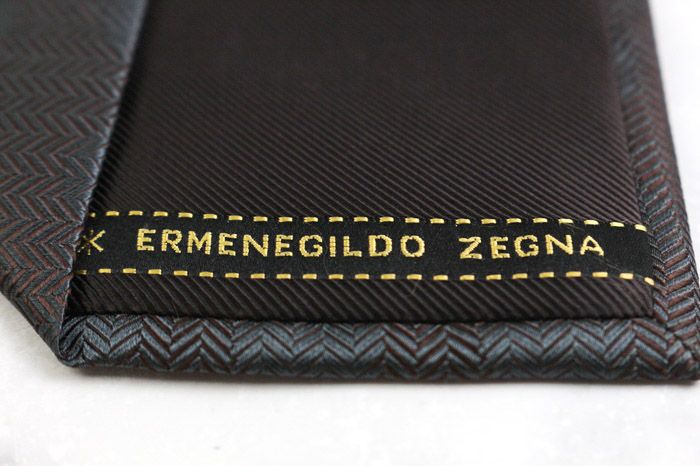 エルメネジルドゼニア ブランド ネクタイ シルク ドット柄 PO メンズ