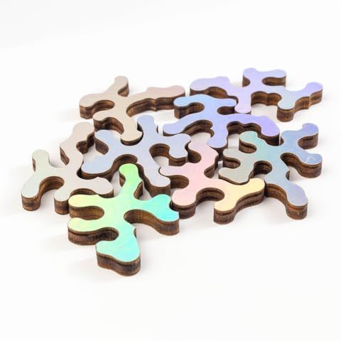 GEMTURT Holographic Impossible Puzzle インポッシブルパズル - 木製ジグソーパズル 300ピース 最も難しいパズル 並行輸入品 WWW_STEELWINDOWSANDDOORS_COM