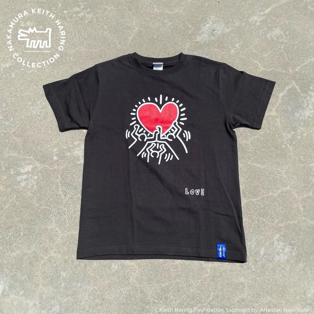 Keith Haring / キースヘリング アート プリント Tシャツ ( Holding