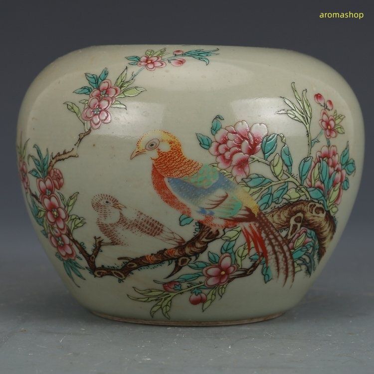 超美品! お皿 観賞皿 粉彩 花卉図紋賞皿 超美