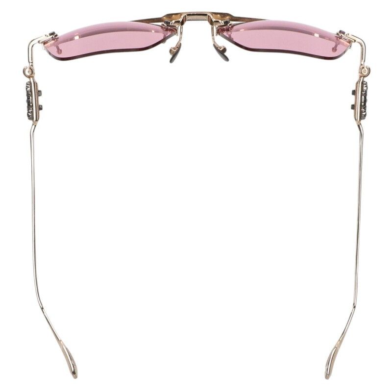 クロムハーツ FLUID フィリグリーモチーフダブルブリッジ眼鏡 メンズ  