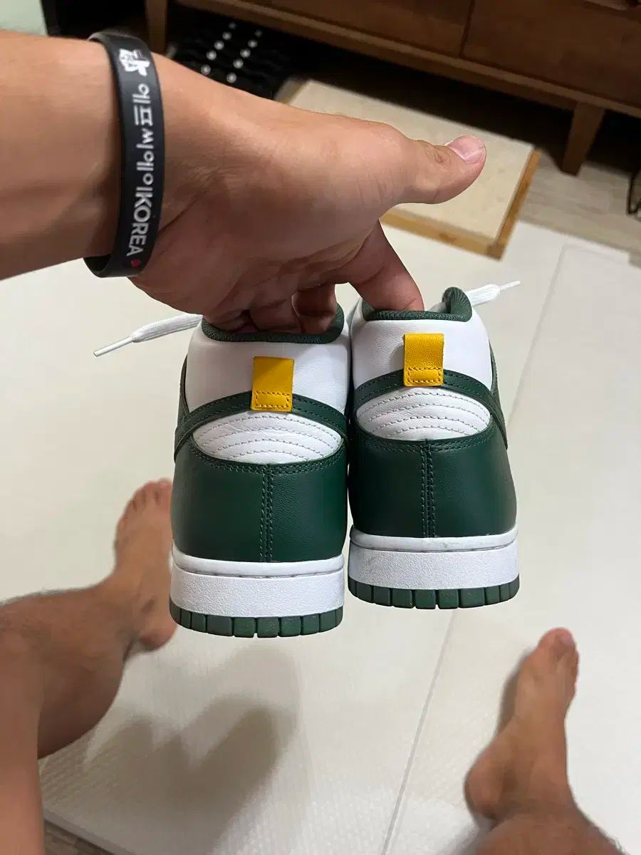 数回使用 NIKE ナイキ ダンク ハイ レトロ ノーブル グリーン 270 実力