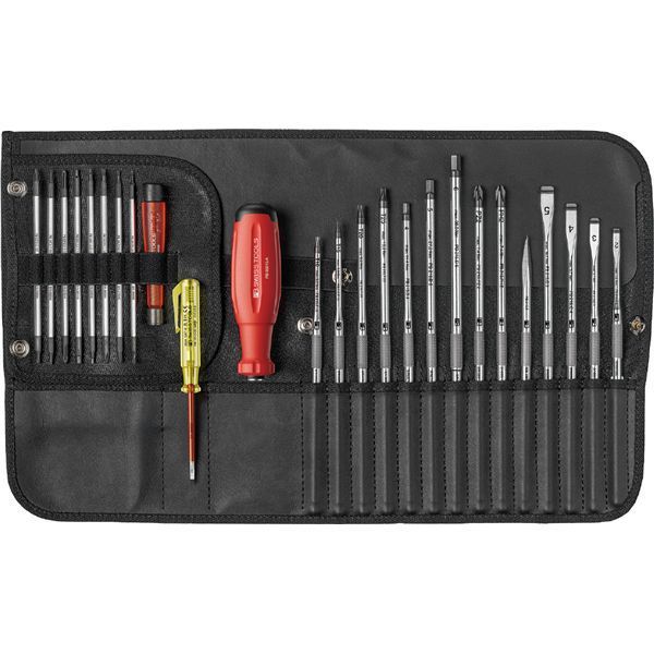 PB SWISS TOOLS ピービースイスツールズ 31本組 LEDオールラウンダー 差替式ドライバーセット BOX 38515.LEDCBB