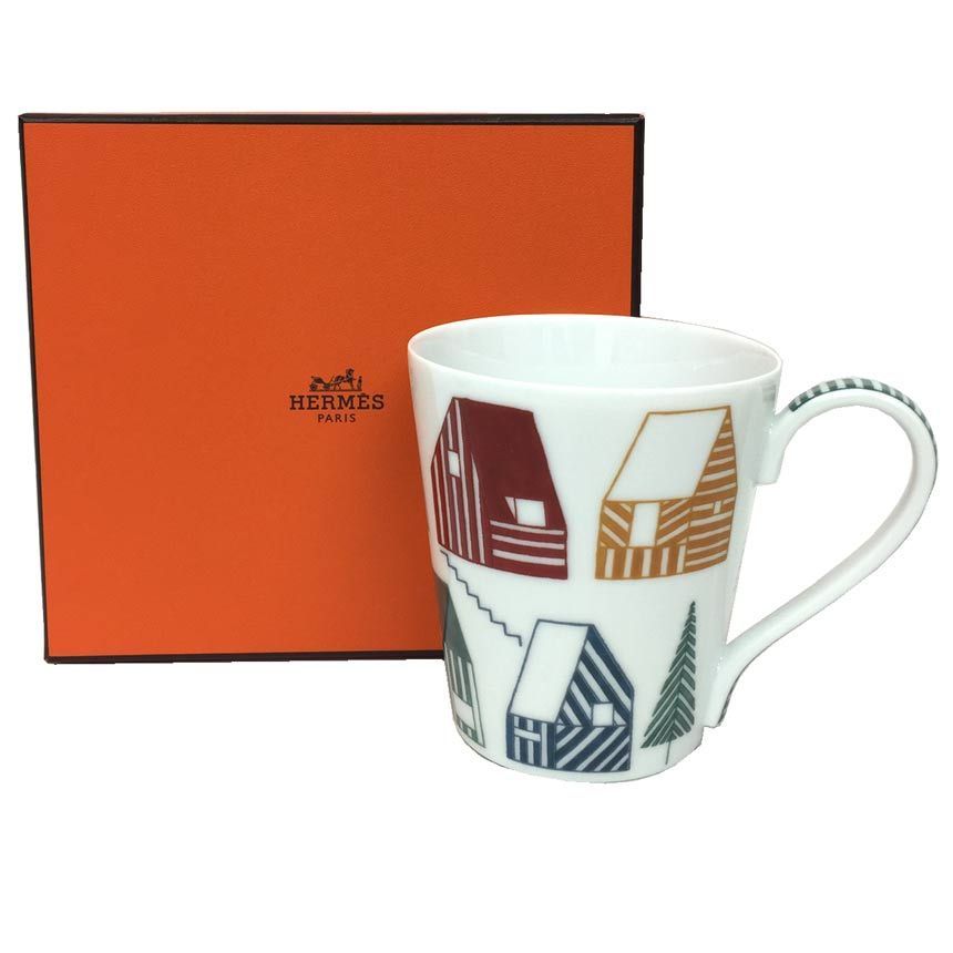 HERMES エルメス マグ カバン メゾン LES CABANES マグカップ 単品  