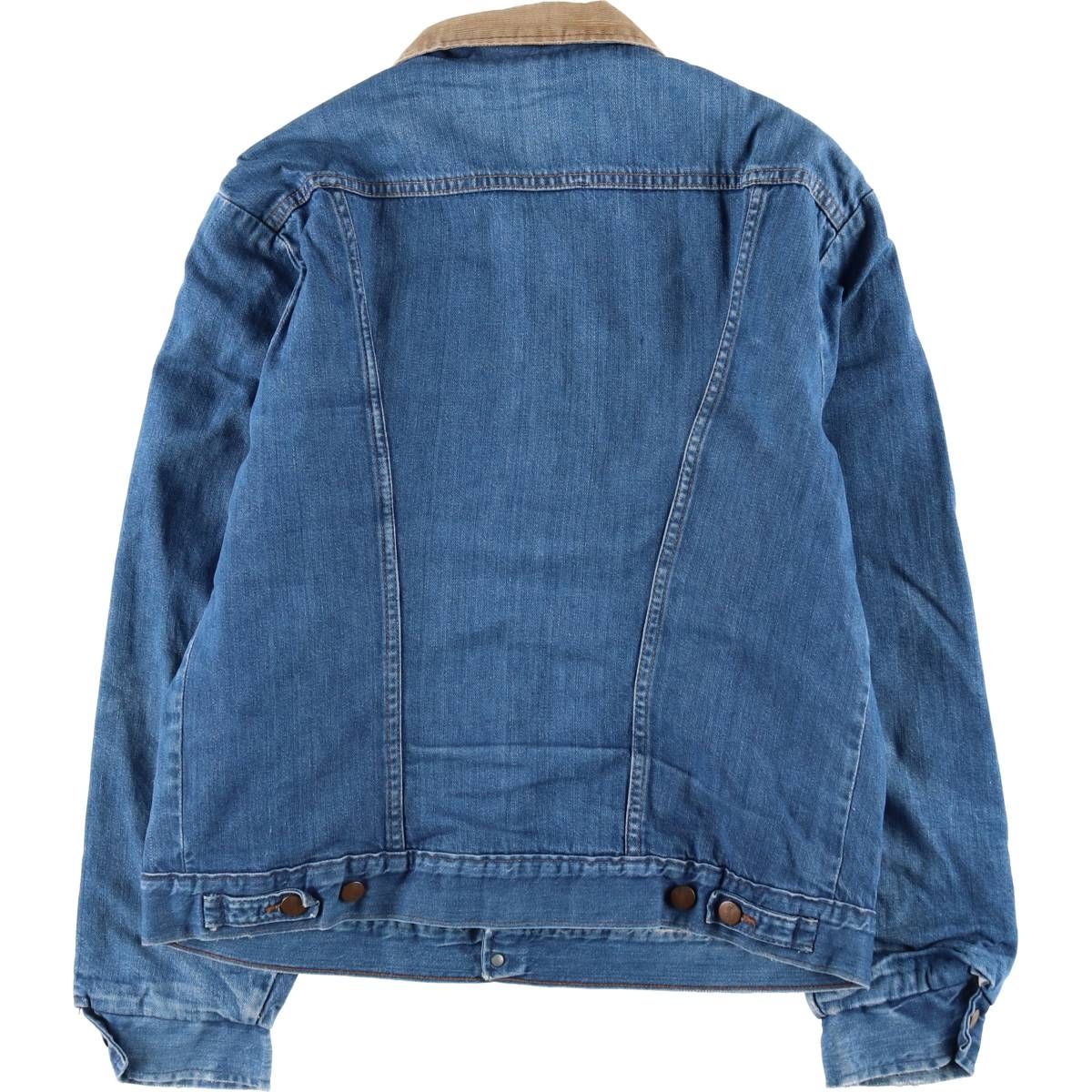 70s usa製 Wrangler デニムランチジャケット ボアライナー ボロ 【USA