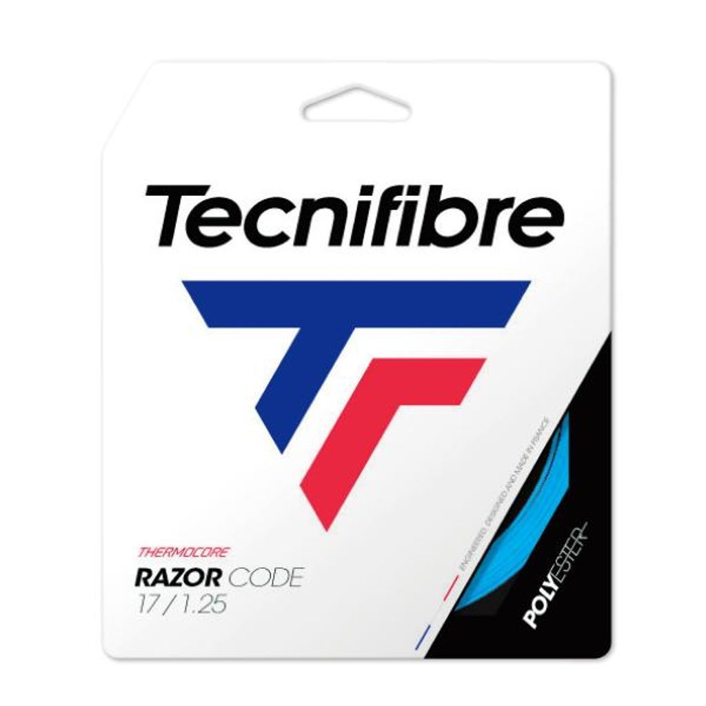 Tecnifibreレイザーコード 12M　テクニファイバー　RAZOR CODE カーボン　ブルー　ホワイト　04GRA　ストリング　単張り