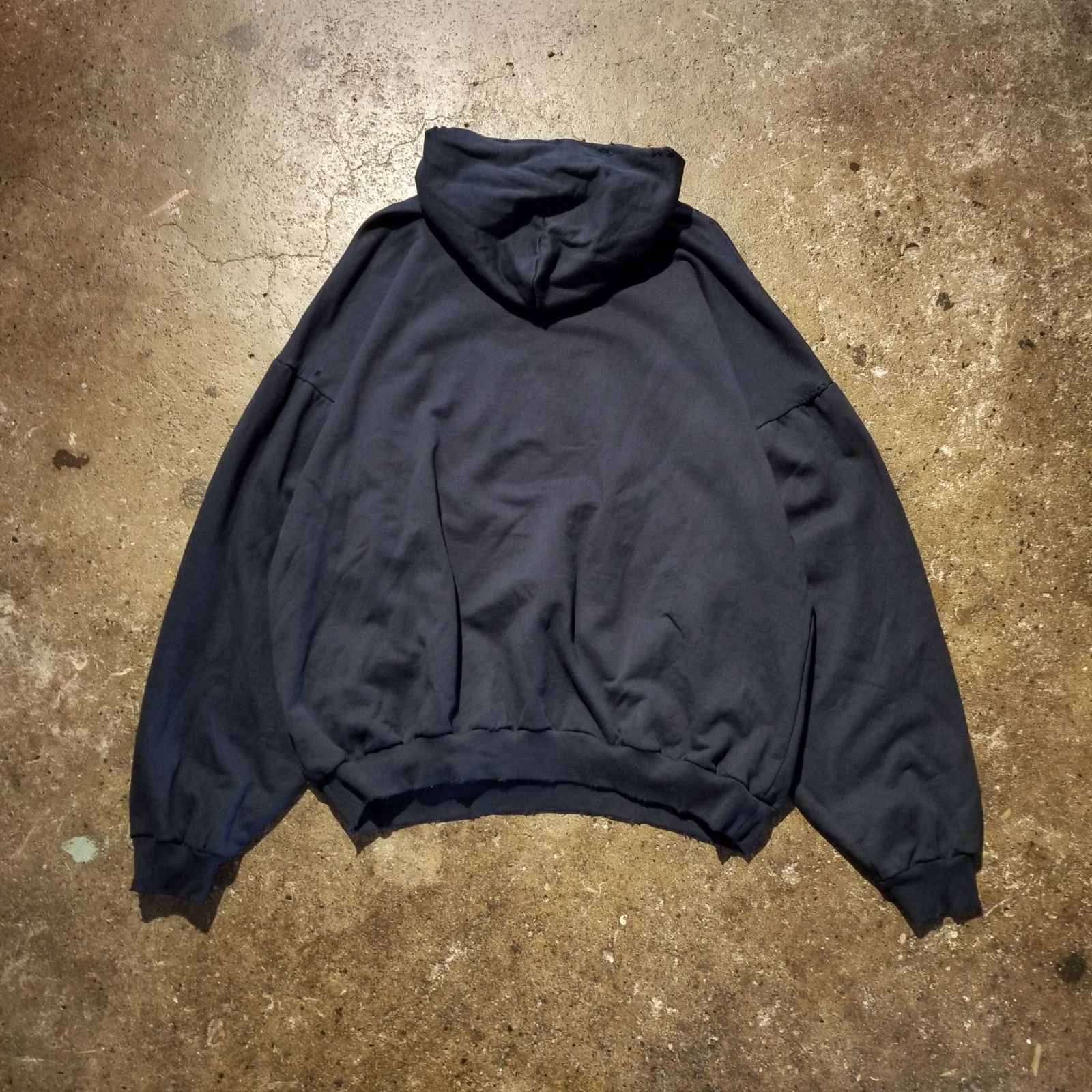 BALENCIAGA 23aw Round Hoodie BE NICE ダメージ加工 プルオーバー