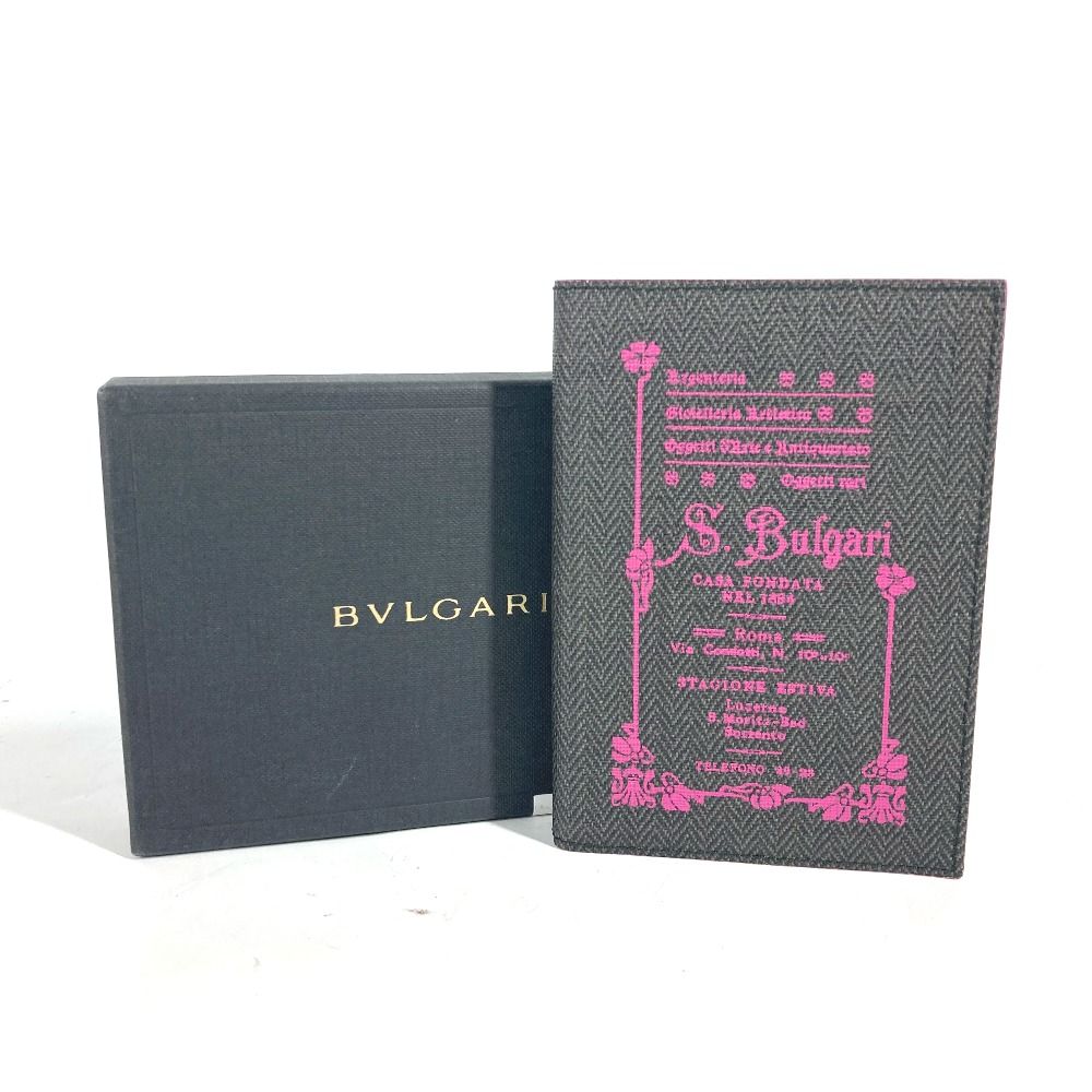 BVLGARI ブルガリ ノートブック コレツィオーネ ロゴ S.Bulgari PVC
