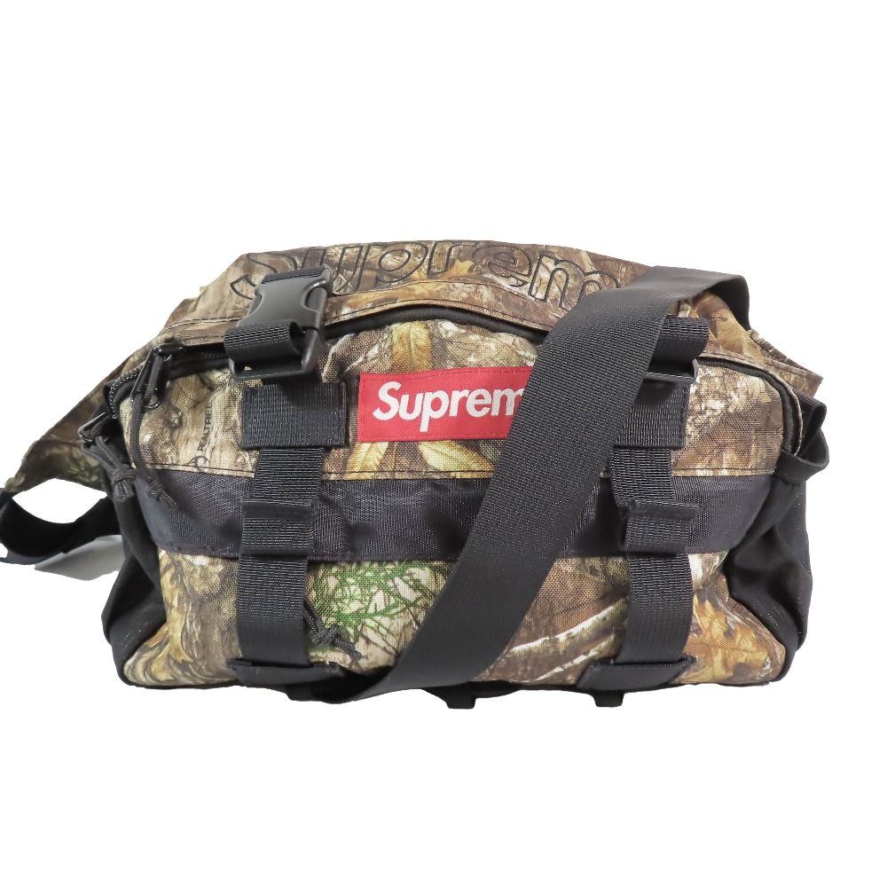 19AW Supreme シュプリーム Waist Bag Real Tree Camo ウエストバッグ ウエストポーチ カモ柄 カバン ショルダー マルチ メンズ 古着