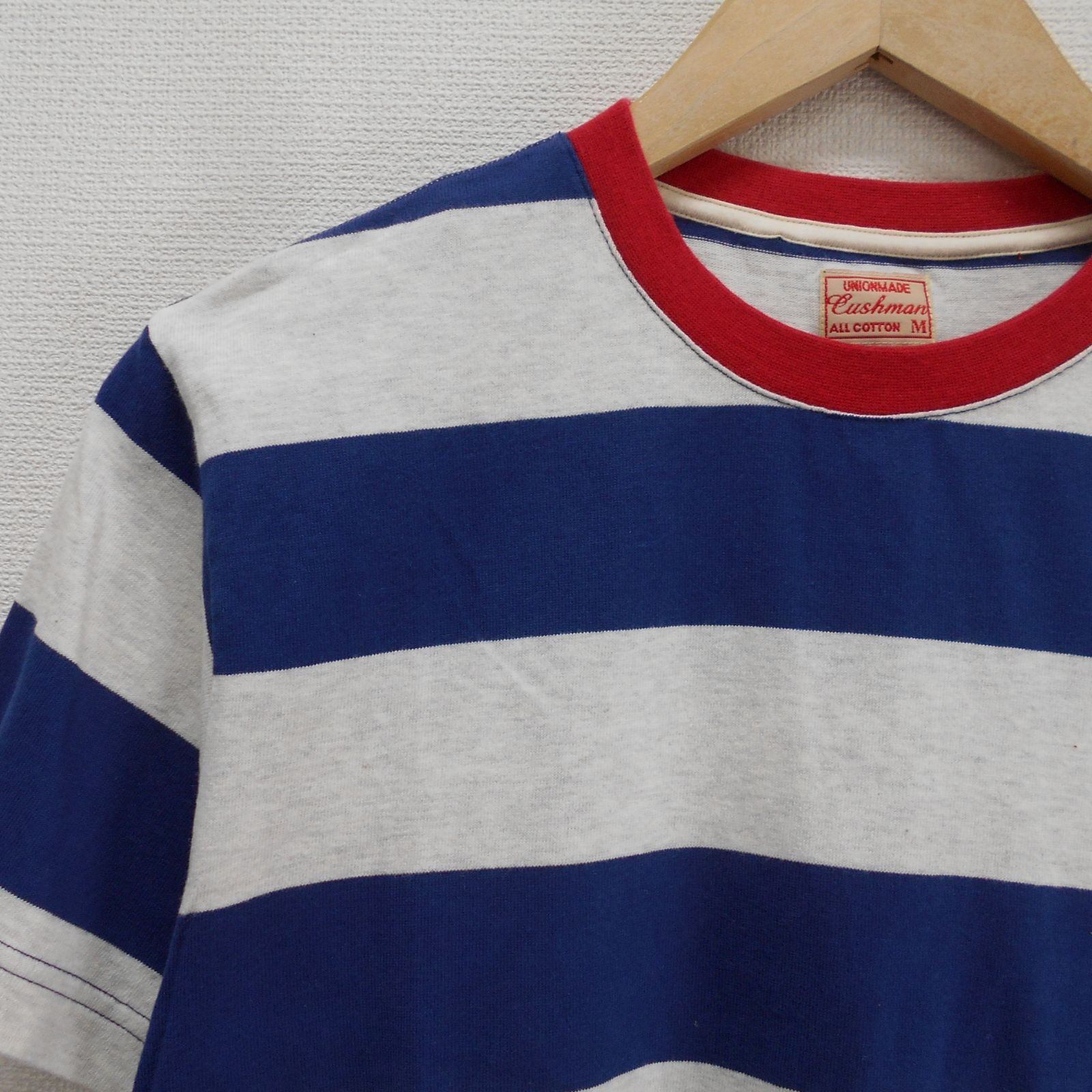 ガチンコ対決 クッシュマン杢天竺ボーダーTシャツ CUSHMAN クッシュマン 杢天竺ボーダー Tシャツ 半袖 ガチンコ BORDER