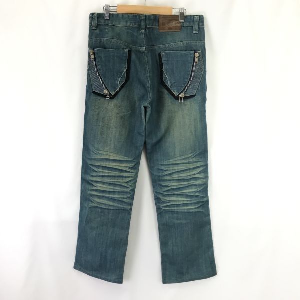 エナジー/ENERGIE☆注目/ヴィンテージUSED加工/ストレートデニムパンツ エナジー/ENERGIE☆注目/ヴィンテージUSED加工/ストレートデニムパンツ