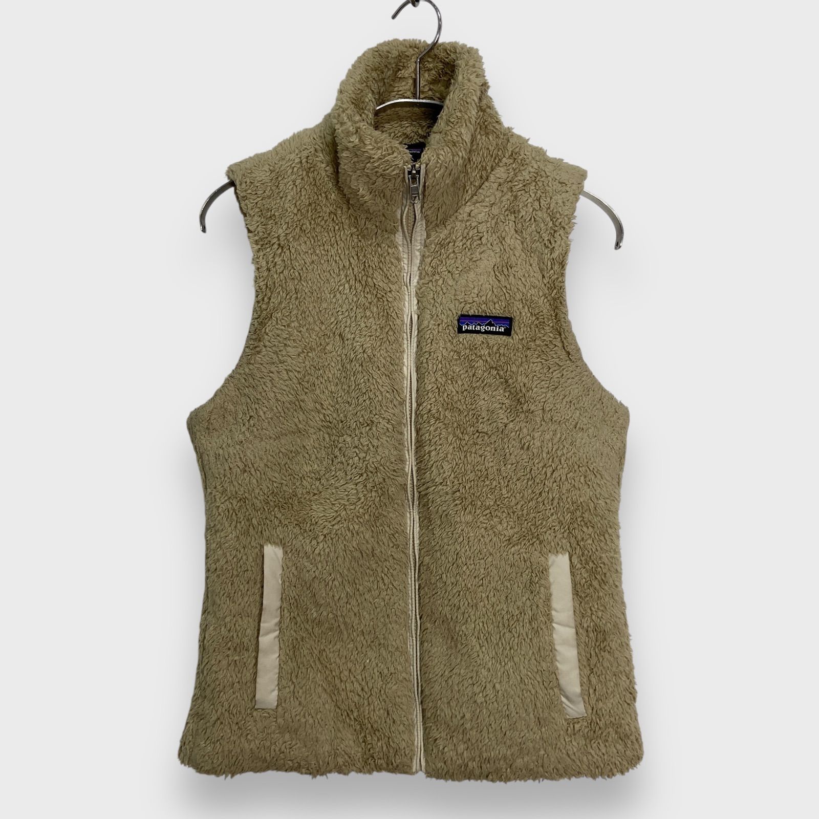 【美品】パタゴニア ロスガドス ベスト L フリース ボア ベージュ ☆patagonia☆パタゴニア☆ロスガトスベスト☆フリースベスト
