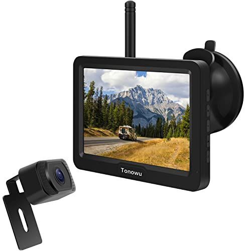 ワイヤレスバックカメラ 新品 Tonowu 5インチ ワイヤレス バックカメラ