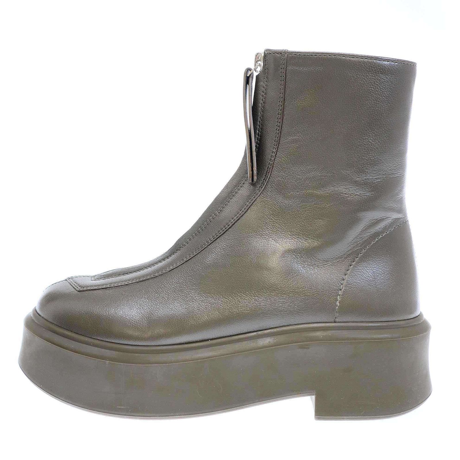 ろっきー THE ROW ザ ロウ ZIPPED BOOT センタージップブーツ F1144-N60-KHK