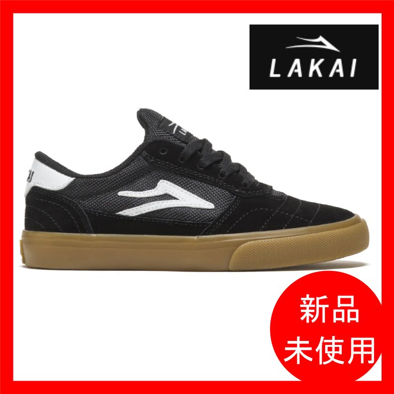 キッズ スケートボード シューズ【LAKAI】CAMBRIDGE KIDS (BLACK/GUM