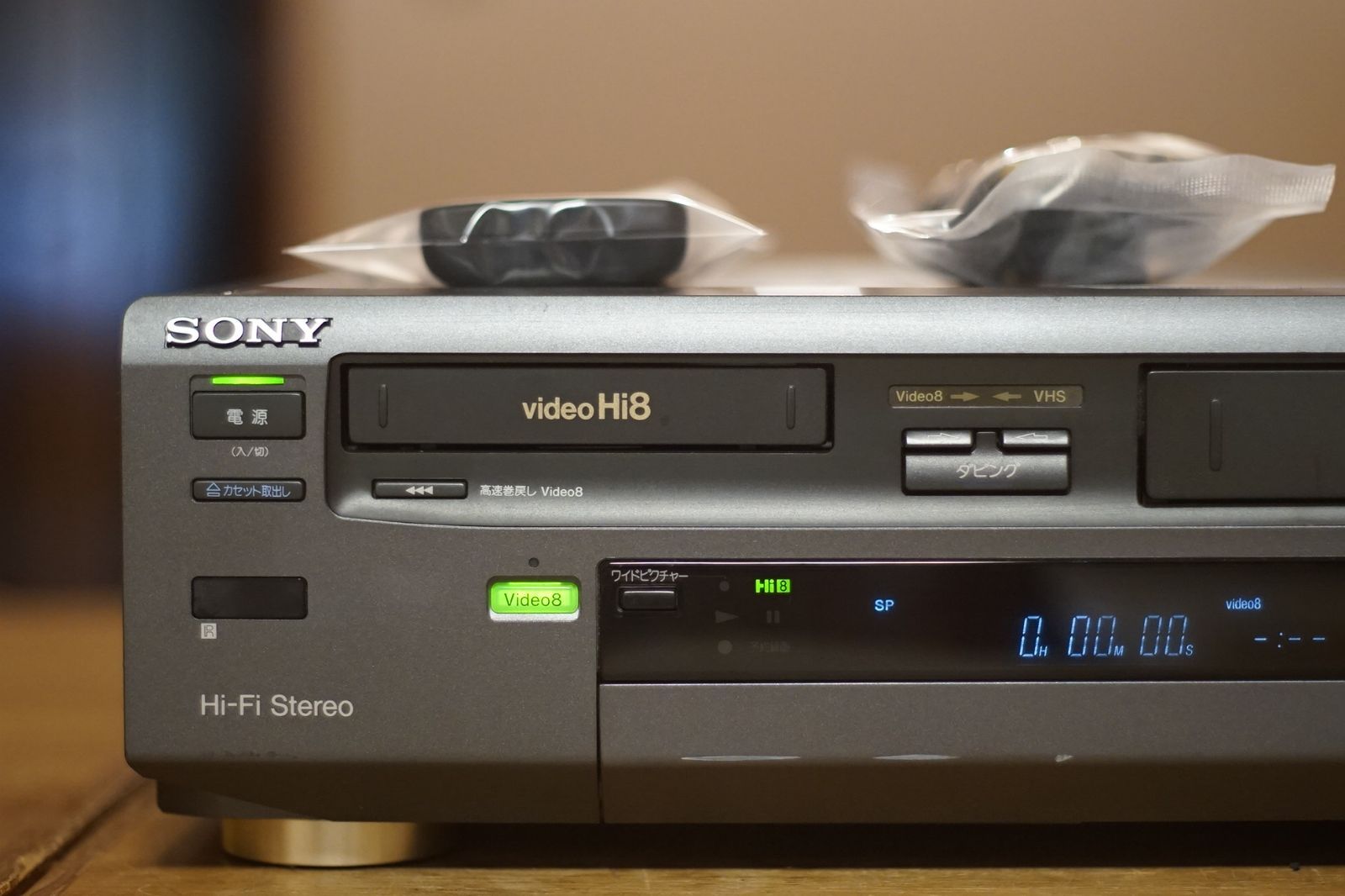 【Hi8のみ動作良好】SONY Hi8 8ミリ WV-H3 Hi8のみ 動作保証あり SONY WV-H3 HI8 VHS 8ミリビデオデッキ - メルカリ