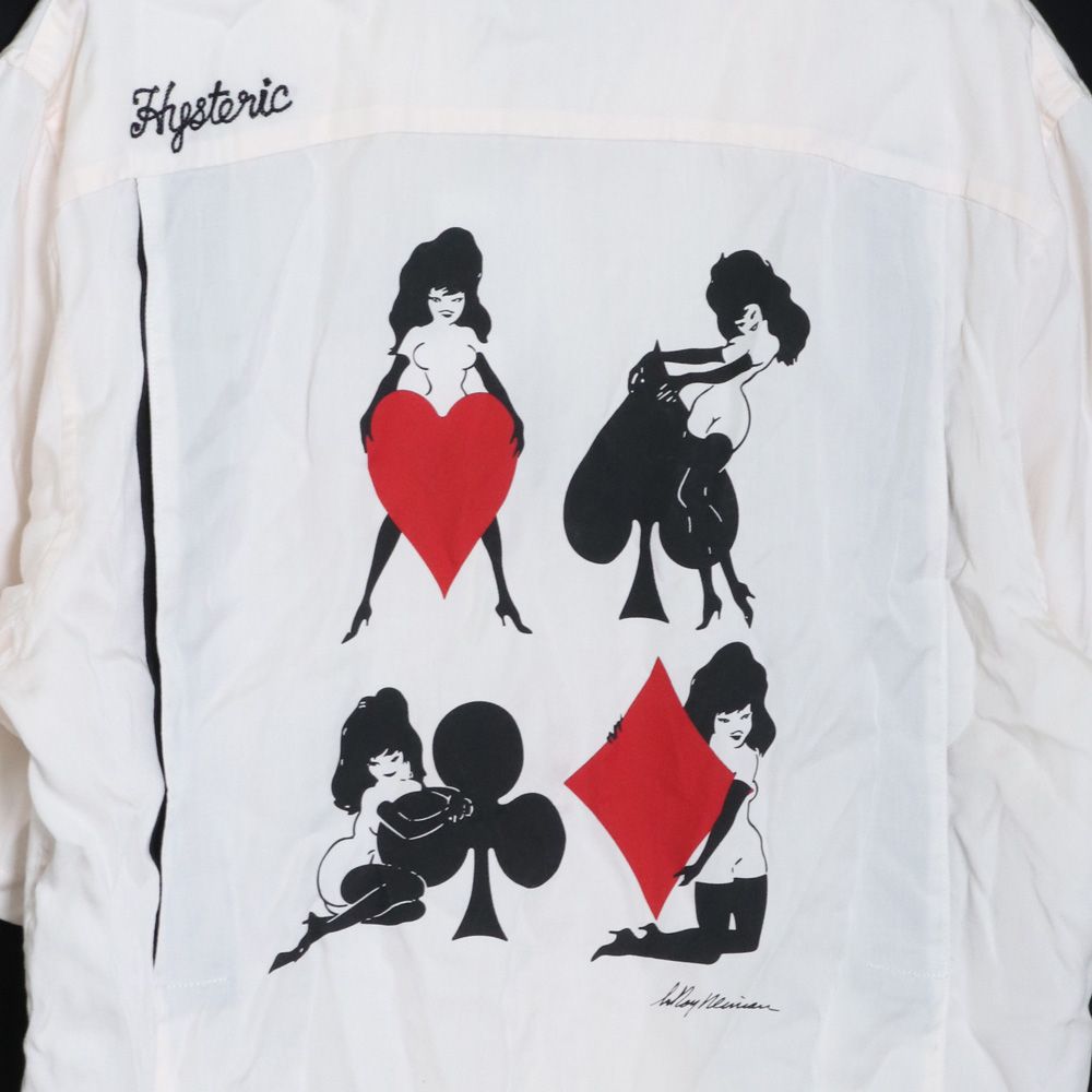 HYSTERIC GLAMOUR ボーリングシャツ HYSTERIC GLAMOUR PLAY BOY ボーリングシャツ M ピンク