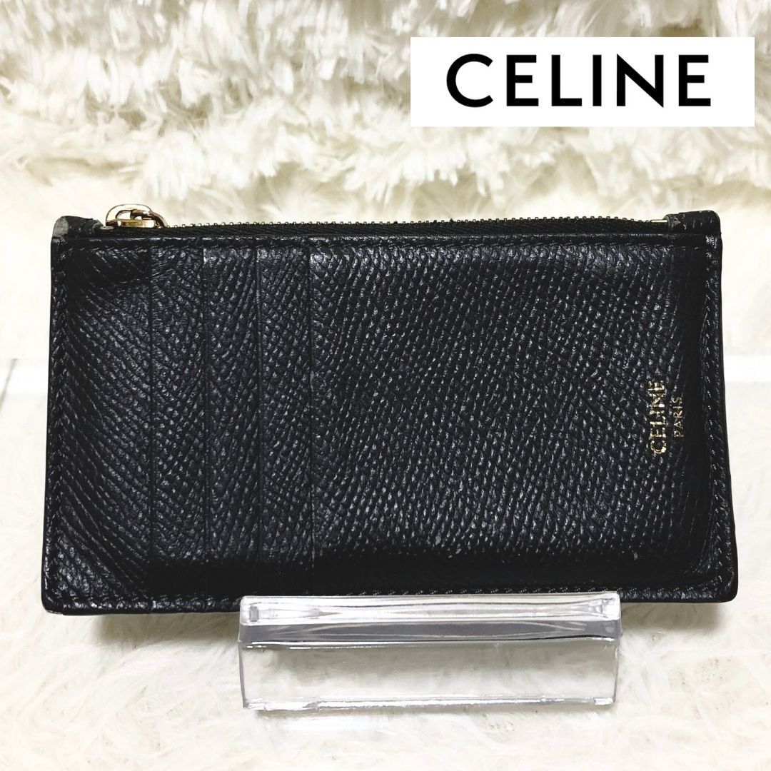 保証書付】 コインケース CELINE セリーヌ コンパクト 財布 カード