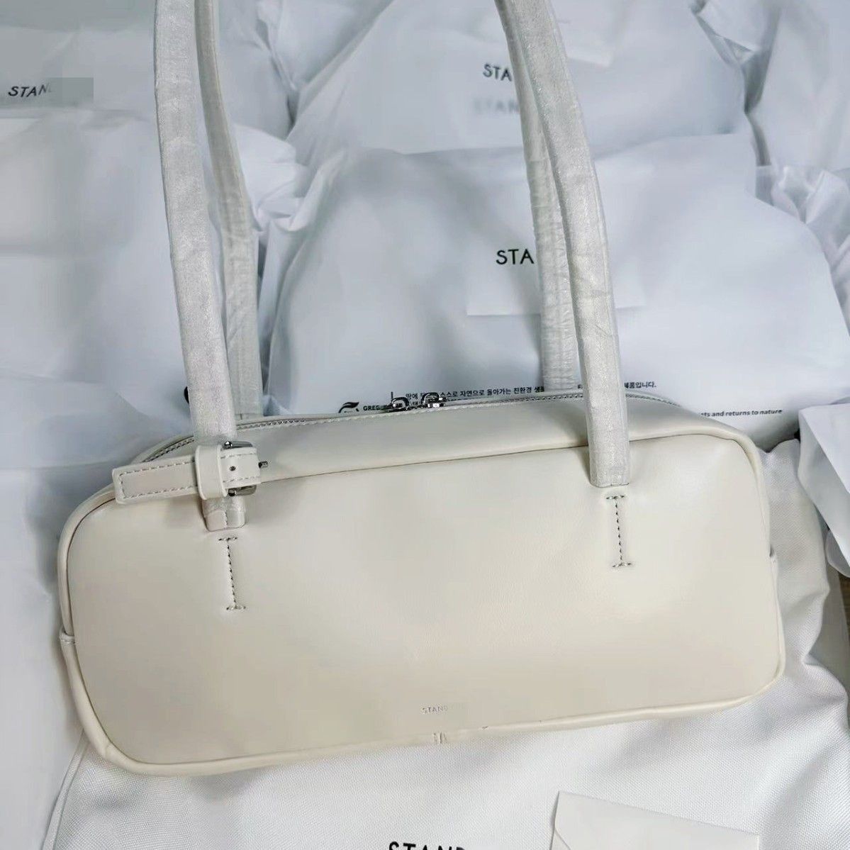 [24SS] スタンドオイル★MORE BAGUETTE BAG★モアバゲットバッグ Rouge vif la cle｜【STANDOIL/スタンドオイル】MORE BAGUETTE