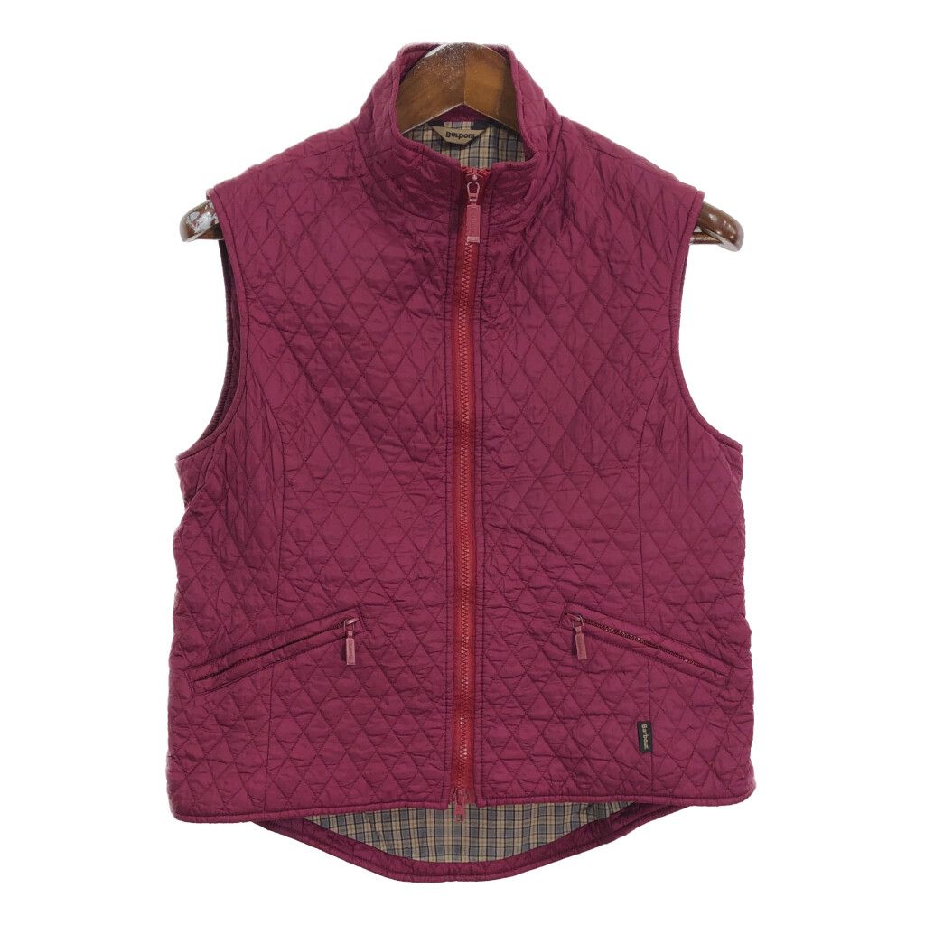 Barbour バブアー キルティングベスト ピンク (レディース 8