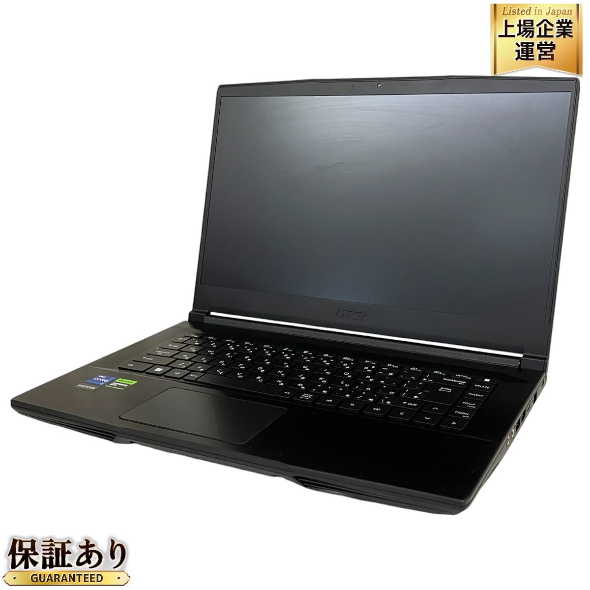 MSI GF63 Thin 11UC-062JP 15.6インチ ゲーミング ノート PC 11th i7 11800H 8Core 16GB SSD  512GB RTX 3050 Windows 11 Home 中古 良好 T9374471 - メルカリ