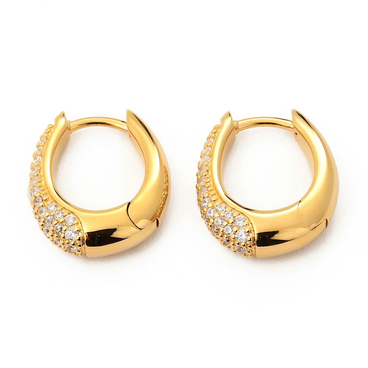 新品 トムウッド TOMWOOD ピアス リズ Liz Hoops Pave Gold ゴールド 新品 トムウッド TOMWOOD ピアス リズ Liz Hoops Pave Gold ゴールド
