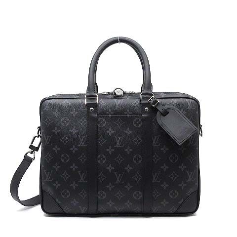 ルイヴィトン LOUIS VUITTON モノグラム エクリプス ポルト ドキュマン ヴォワヤージュ 2WAY ブリーフケース ビジネスバッグ M46457