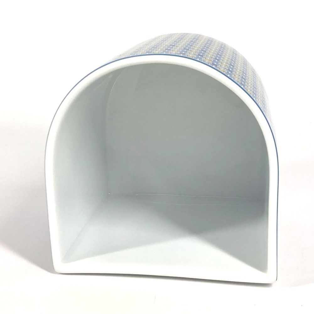 HERMES エルメス 花瓶 TIE SET タイ・セット 陶器 ブルー - メルカリ