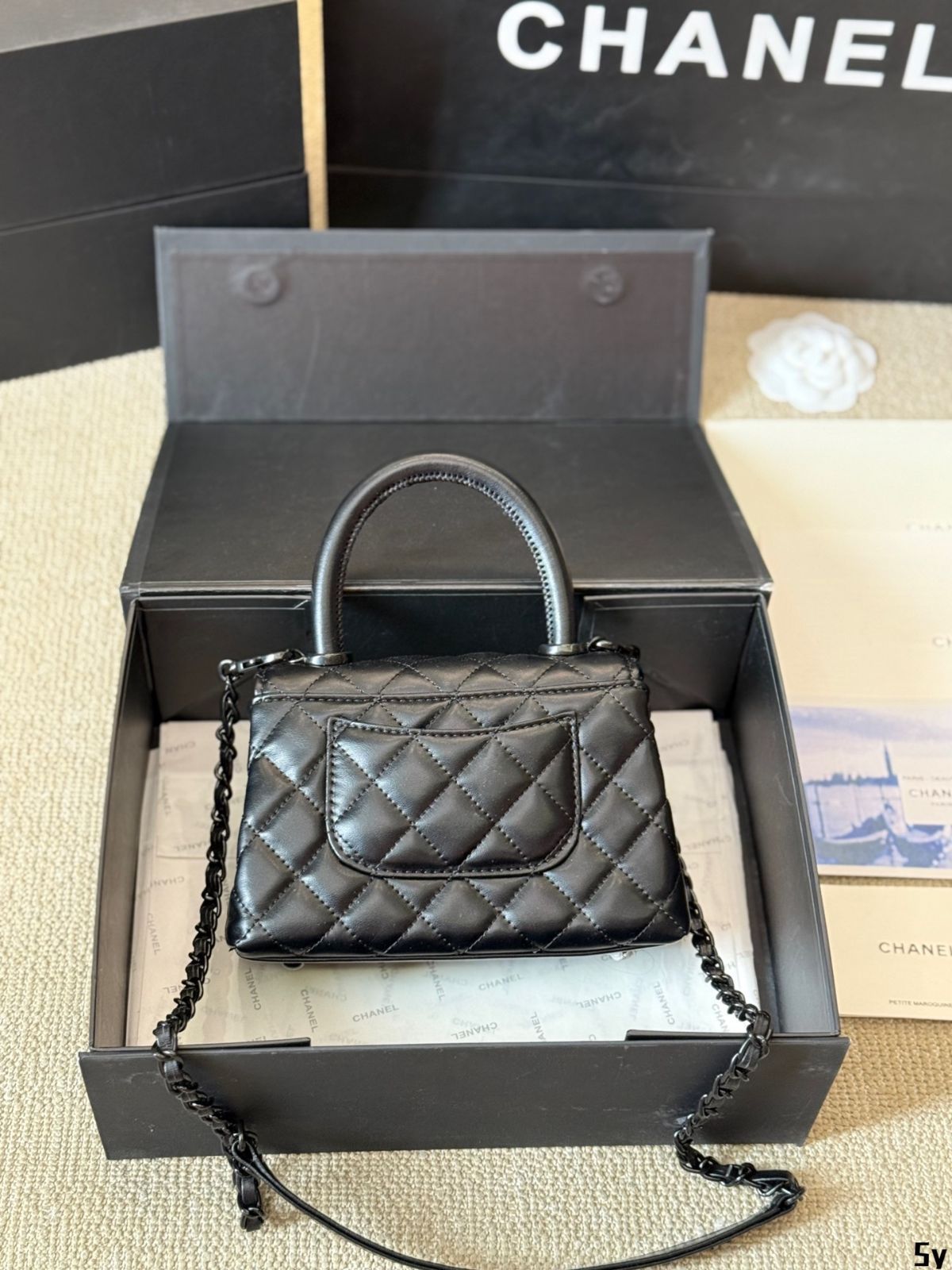 本日限定特価】シャネル ココ ハンドル スモールサイズ 20×14cm
