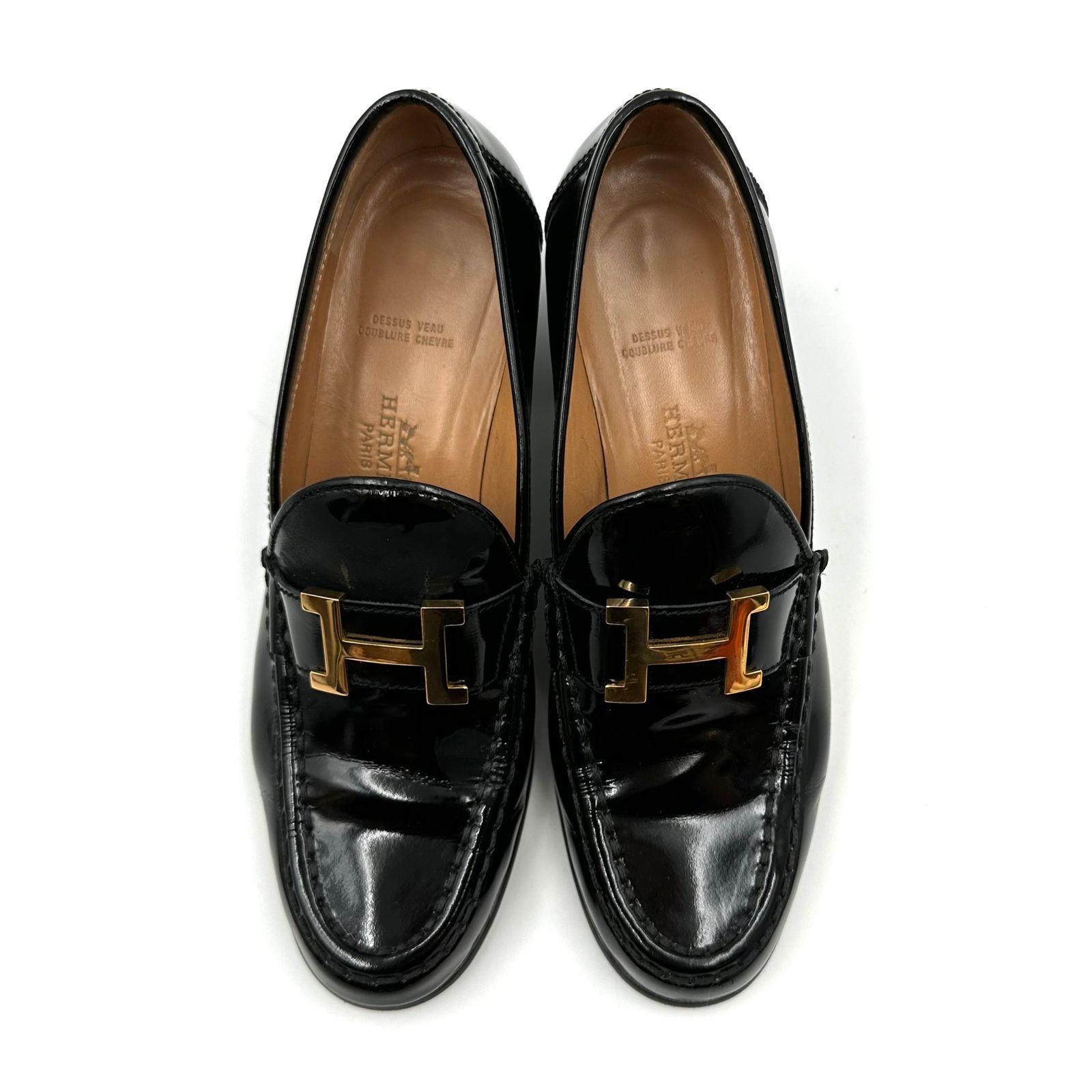 極美品】HERMES エルメス コンスタンス ローファー パンプス モカシン