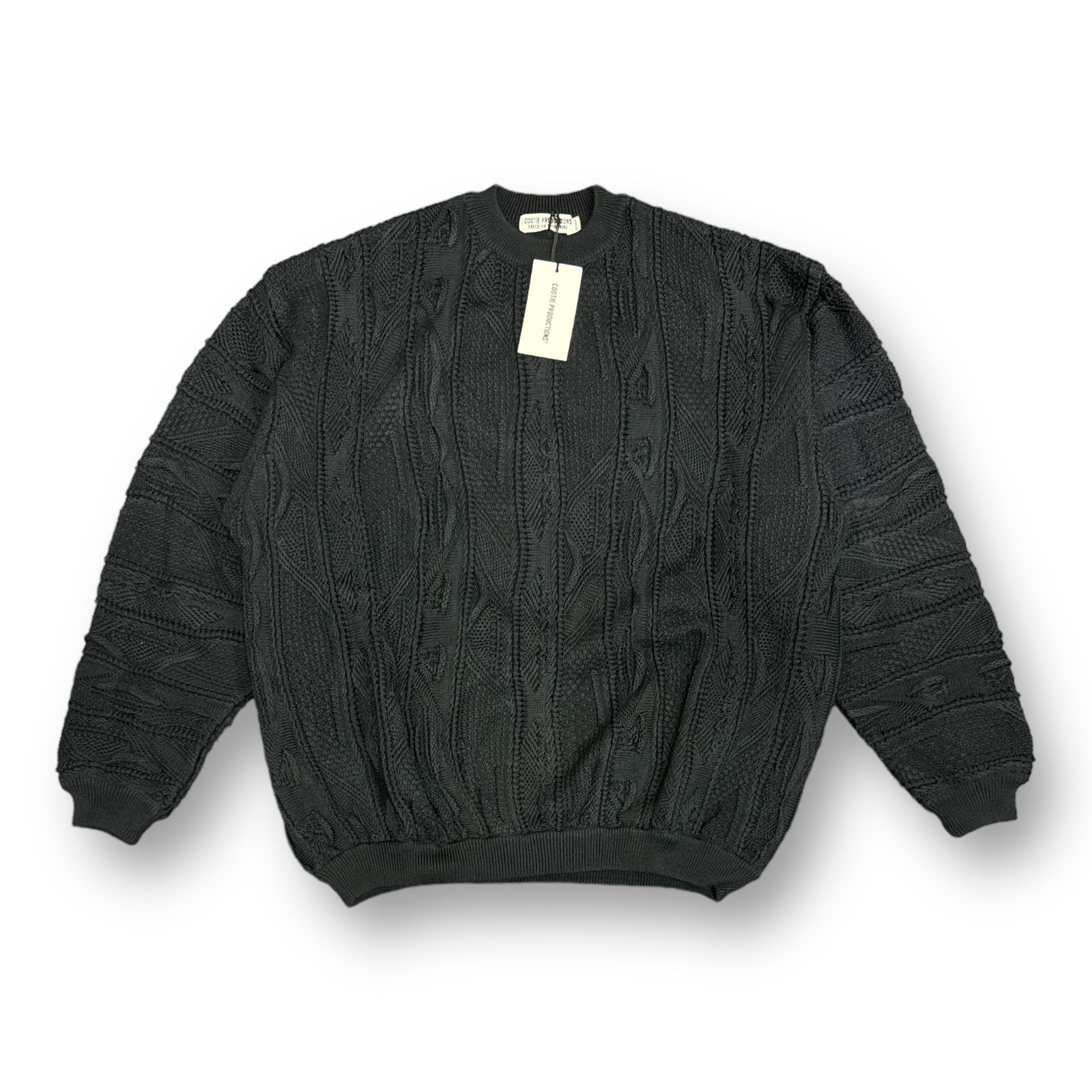 定価55000円 新品 COOTIE PRODUCTIONS 3D Jacquard Knit L/S Crew CTE 