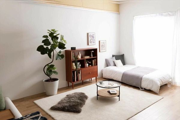 引き出し付き本棚