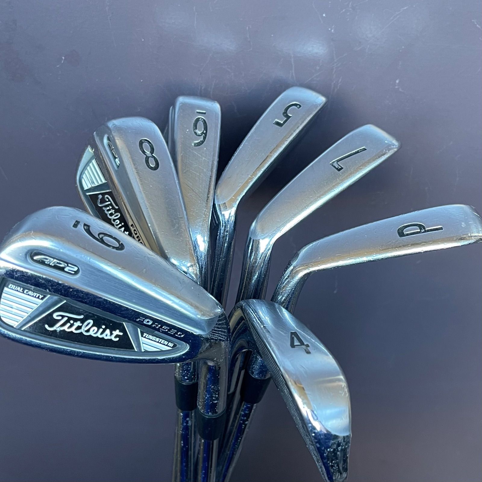 送料込み】アイアンセット【タイトリスト】AP2 FORGED【スチール(950GH 