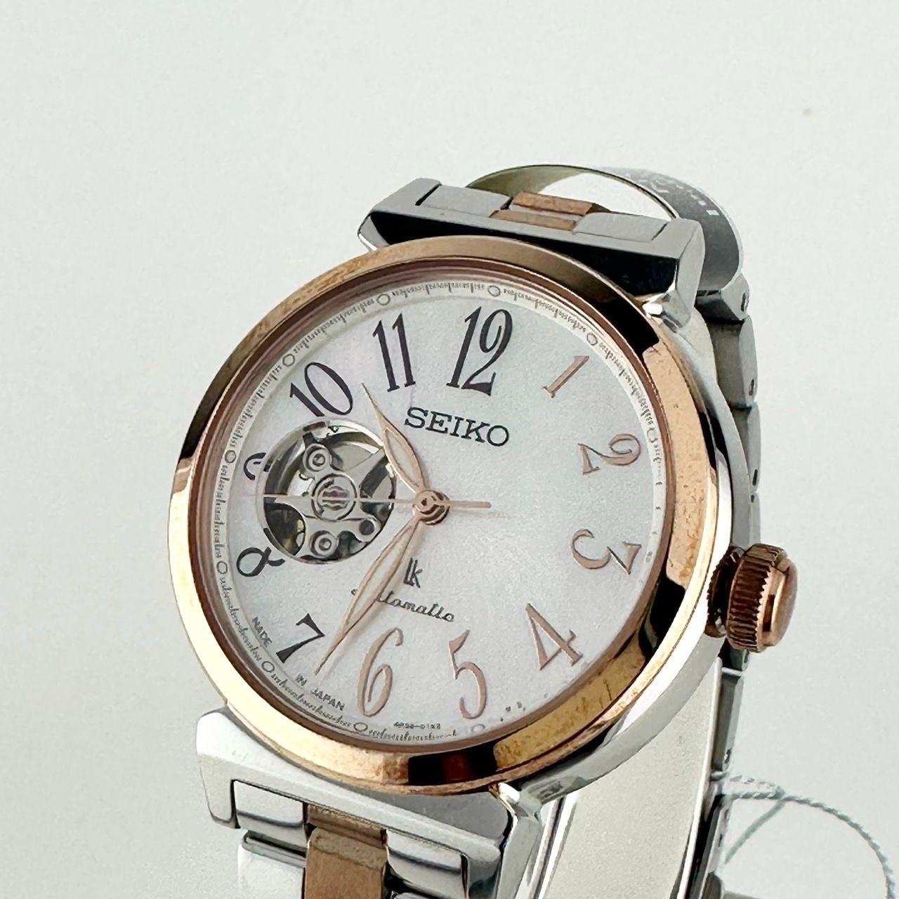 SEIKO セイコー ルキア LUKIA メカニカル オープンハート 白蝶貝ダイヤルモデル SSVM026