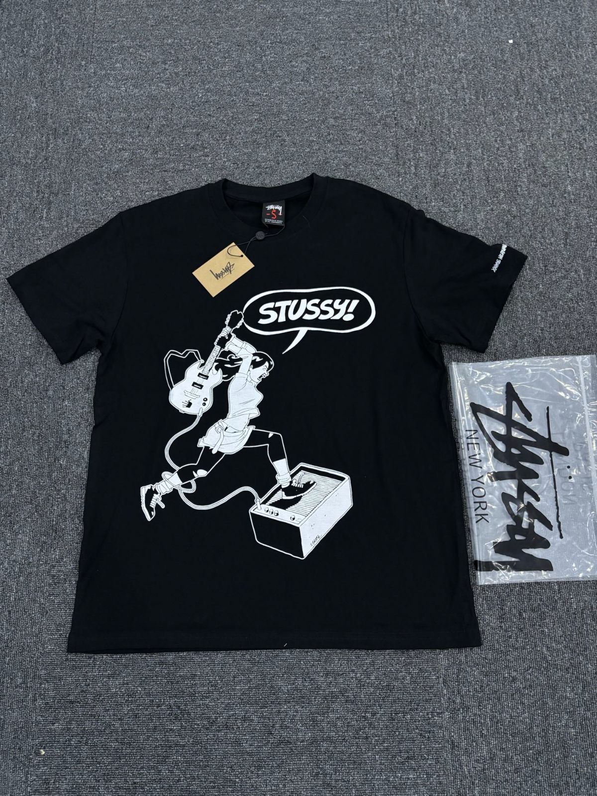新品正規品 Stussy ストゥーシー レッドタグ ギターガール