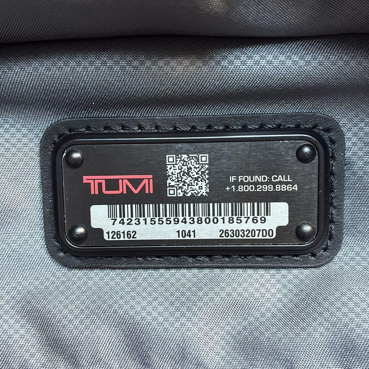 TUMI トゥミ リュックサック コンパクト バックパック 26303207D0 黒 DECORATOM_COM_BR