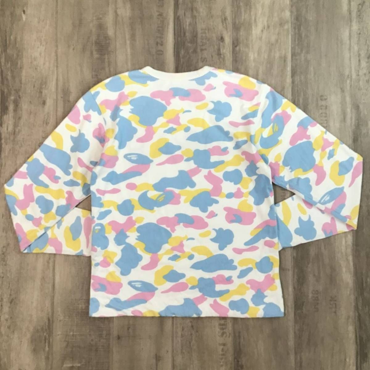 BABY MILO ア ベイシング　エイプ マルチカモ カモ 長袖 Tシャツ A BATHING APE® Abc Camo Milo on Ape Head Ls Tee | Bape