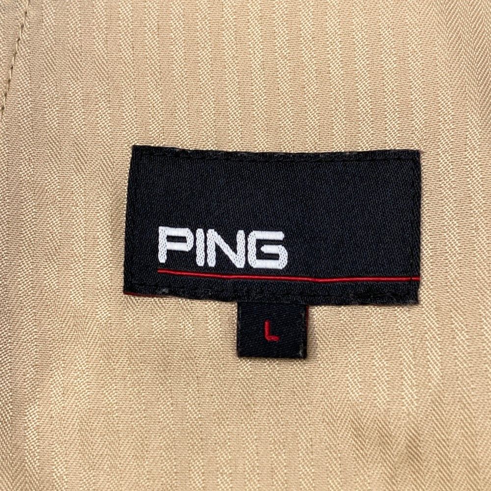 サイズ：L PING ピン ストレッチスカート 総柄 ホワイト系