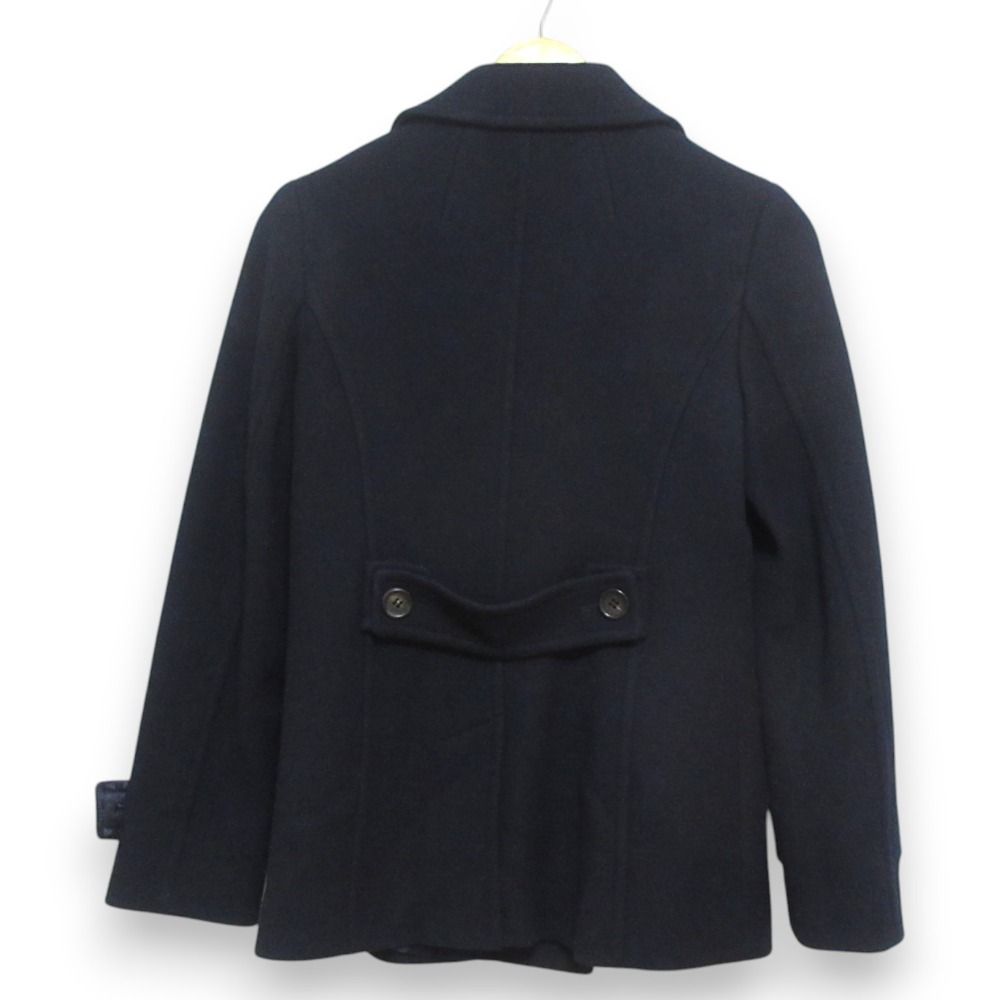 美品 Burberry バーバリーロンドン ウールメルトン カシミヤブレンド