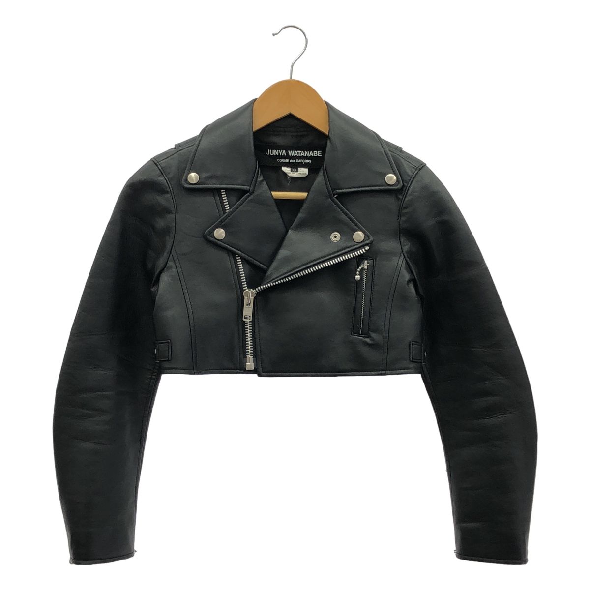 junya watanabe ライダースジャケット Junya Watanabe アニマルフリーレザー ライダースジャケット