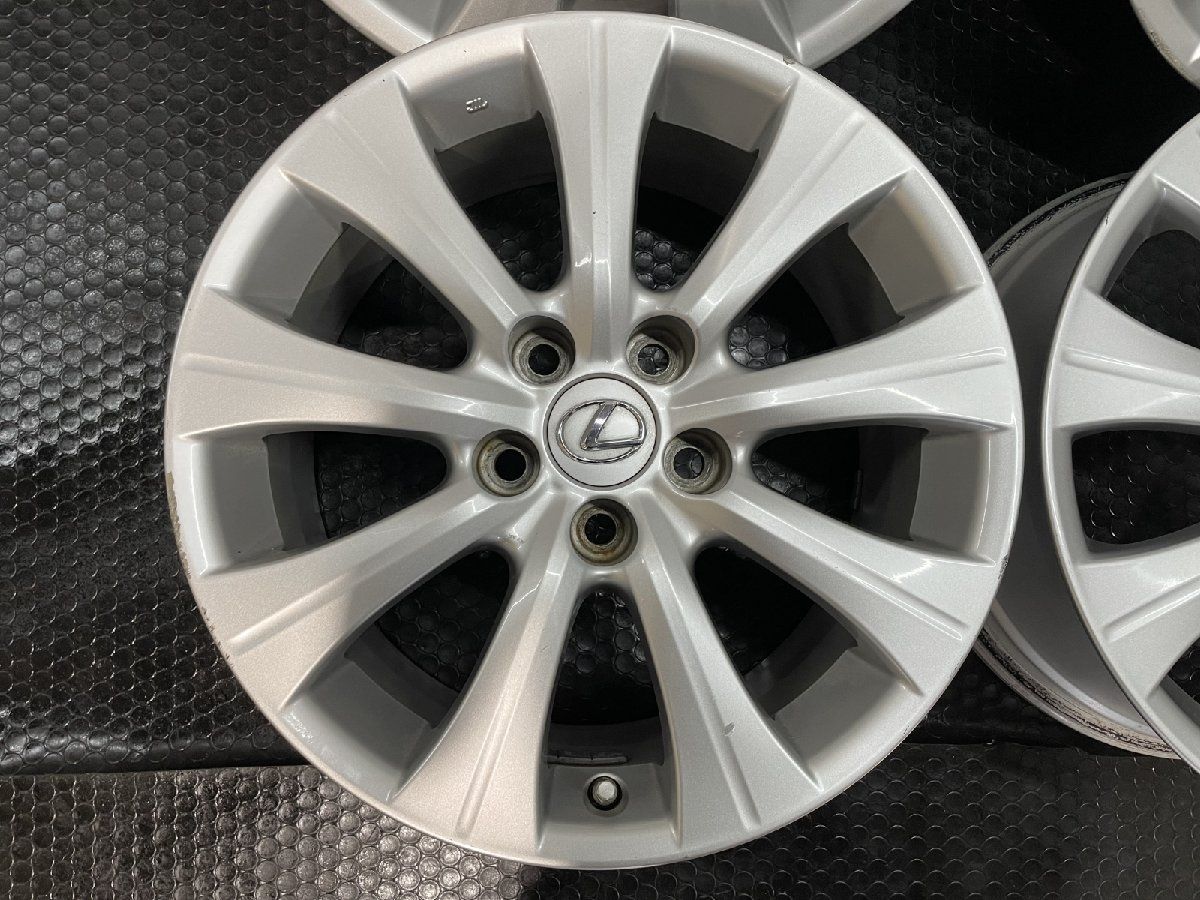 人気アイテム安い通販。 LEXUS GS RC レクサスGS レクサスRC 純正ホイール 17インチ 4本 7.5J5HPCD114.3 45 空気圧センサー付 アルファードにも MHD436MY