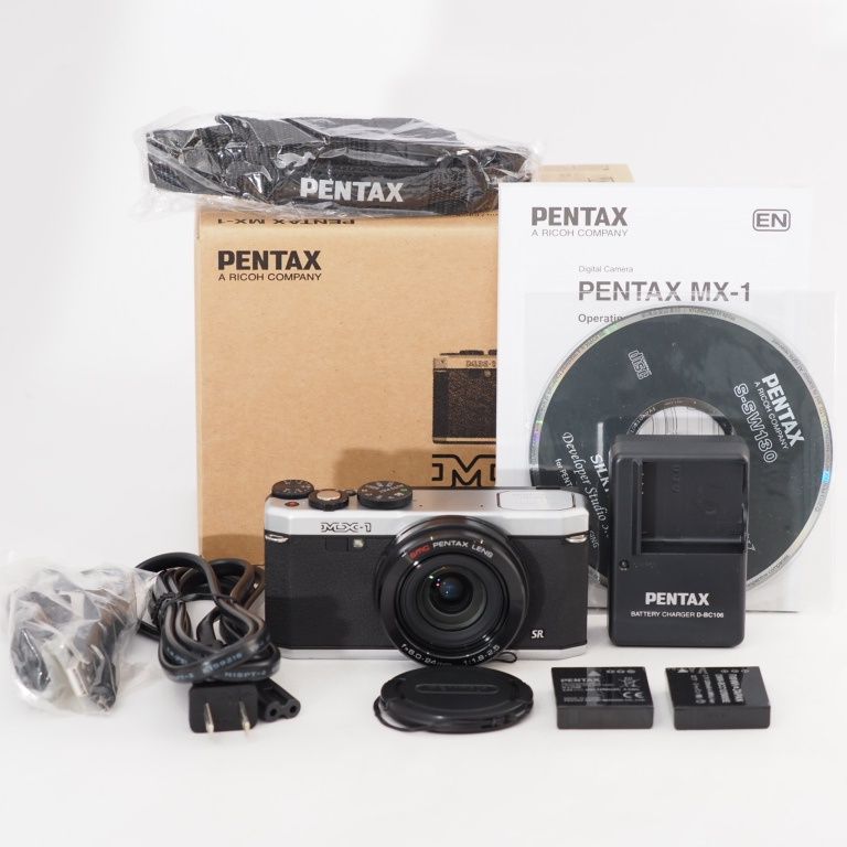 PENTAX MX-1 クラシックシルバー 1/1.7インチ大型CMOSセンサー F1.8大