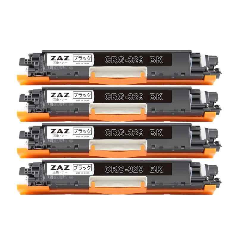 〔 ZAZ 〕 CRG-329 互換トナー ブラック 4本セット (トナーカートリッジ) （ CRG-329BLK 4本 ） 対応機種： LBP7010C