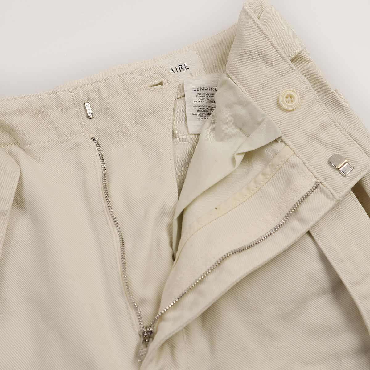 LEMAIRE ルメール TWISTED BELTED PANTS ベルテッドツイストデニム 