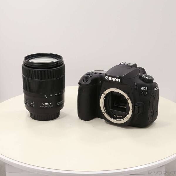 キャノン　EOS 90d レンズキット（未使用に近い） キヤノン EOS 90D EF-S 18-135 IS USM レンズキット 中古の通販