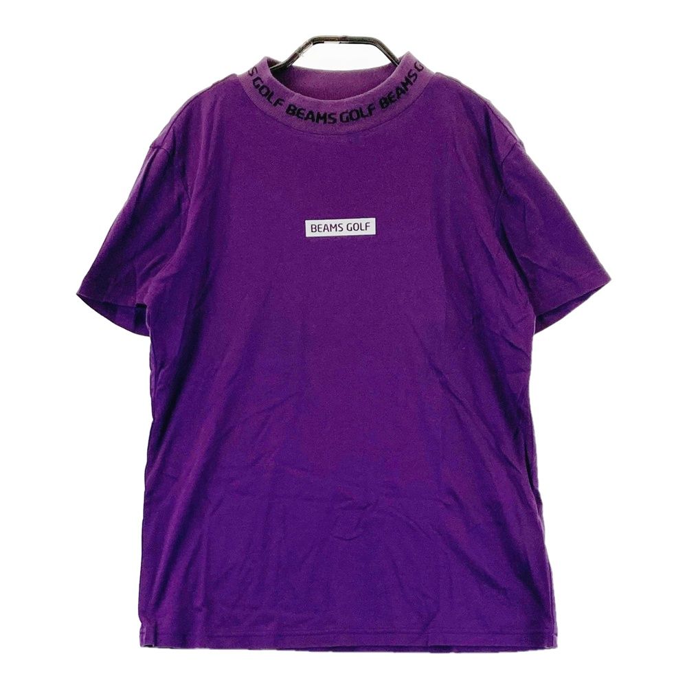 サイズ：L BEAMS GOLF ビームスゴルフ モックネック 半袖Tシャツ