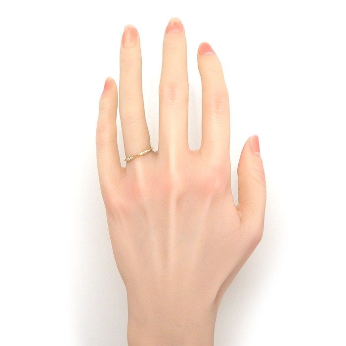 シャネル CHANEL リング カメリア ハーフエタニティ J10836  