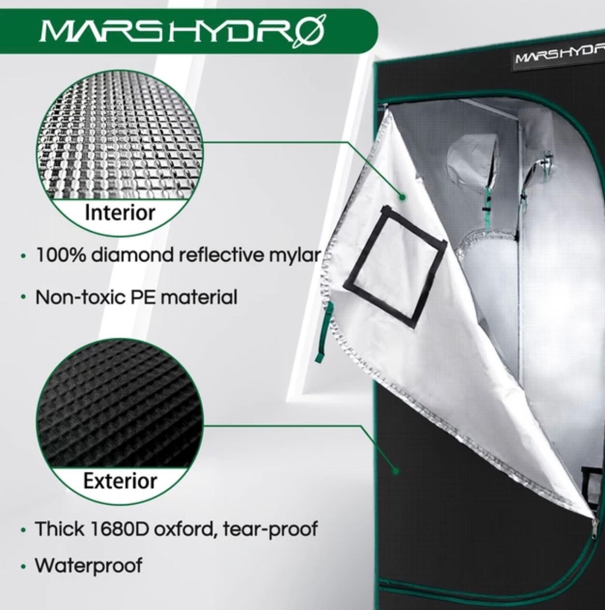 Mars Hydro 120×60×180cm グロウテント マーズハイドロ 売り出し価格