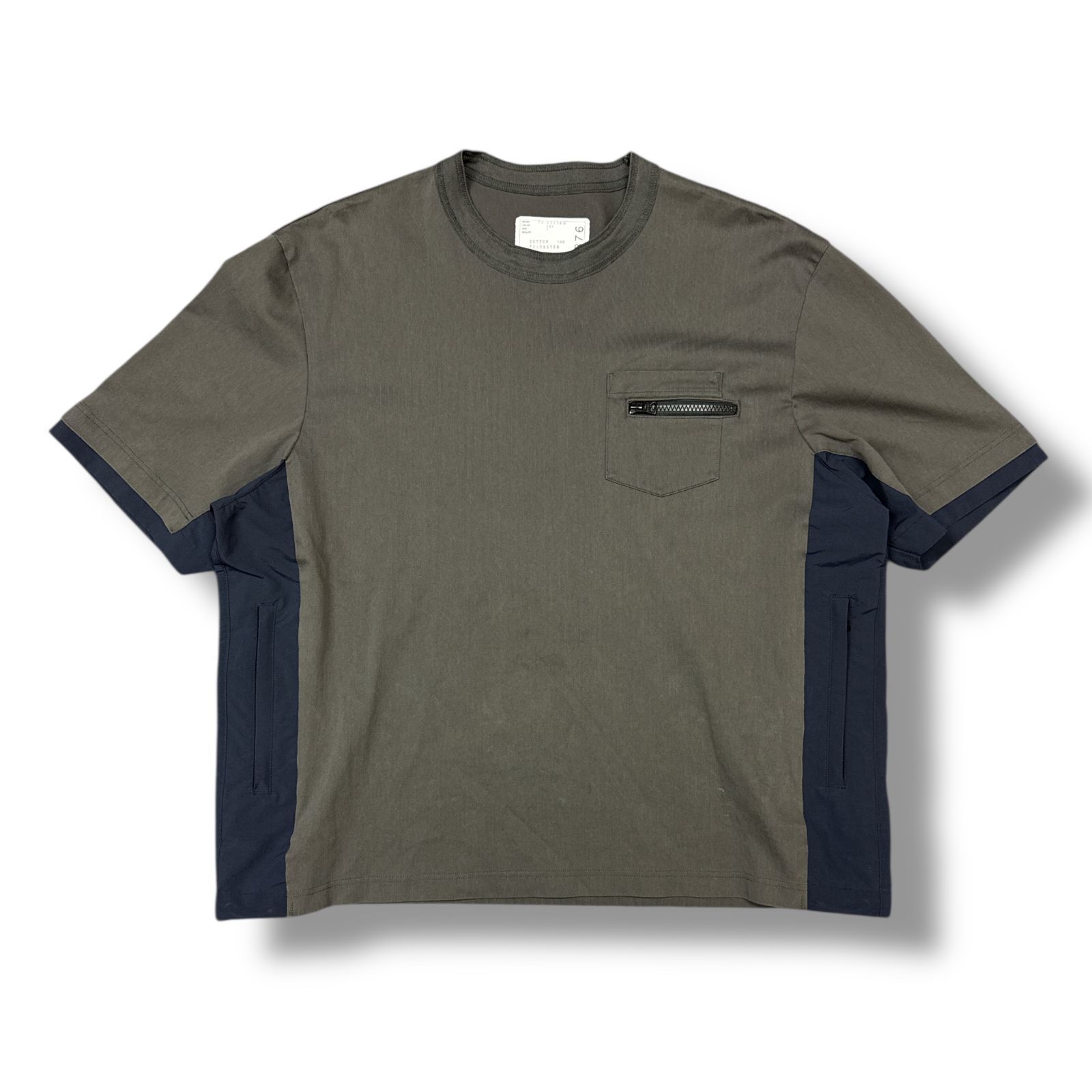 参考上代42900円 Sacai 24SS Cotton Jersey T-Shirt コットンジャージT