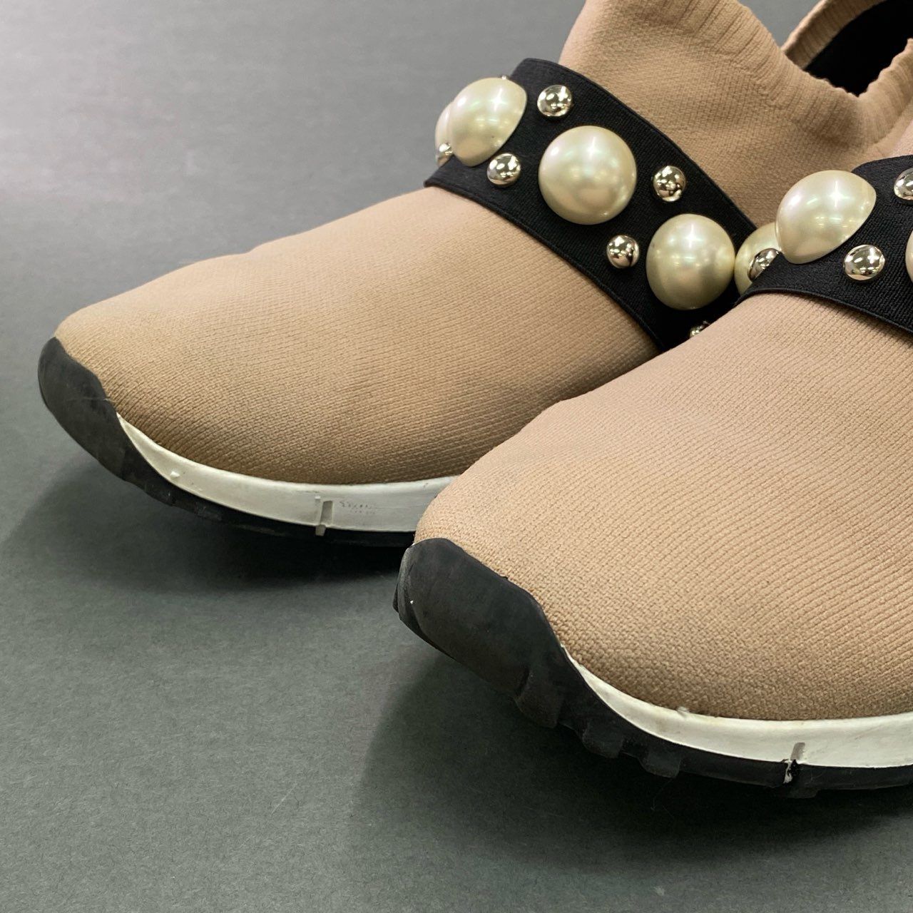 1c11 JIMMY CHOO ジミーチュウ VERONA ベローナ パールビジュー 